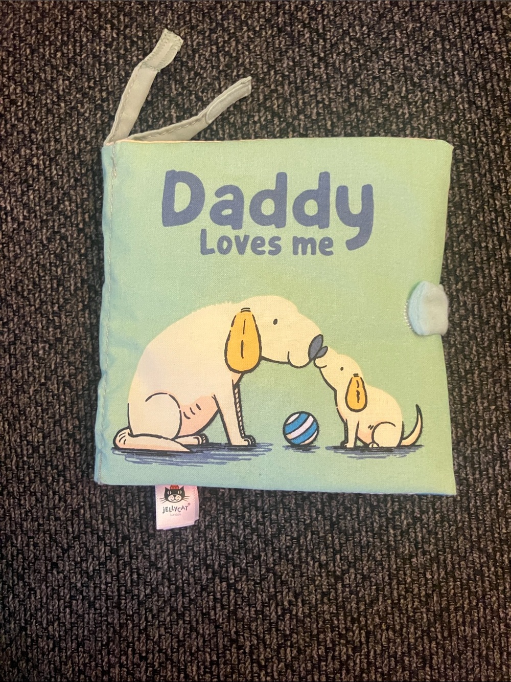 Jellycat soft book daddy loves me